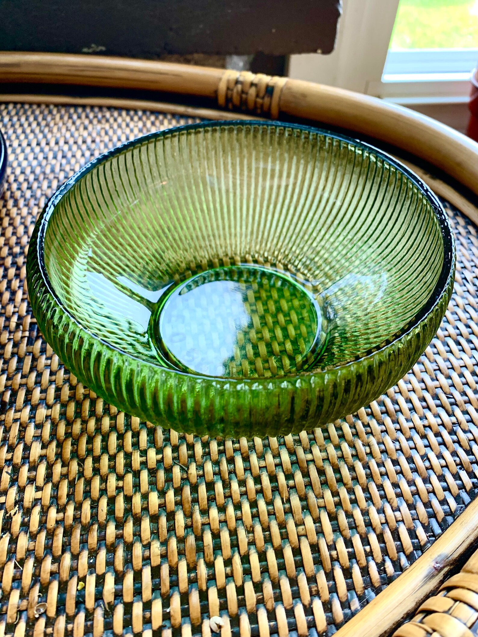 E. O. Brody Co Green Glass Bowl Etsy