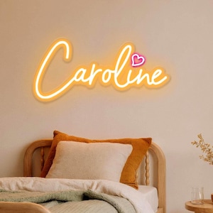 Custom Name Neon Sign for Kids, Kid Room Decorations, Home Decor Wall Decor, Neon Sign Custom,Lighted Name Sign, Children&#39;s day Gift