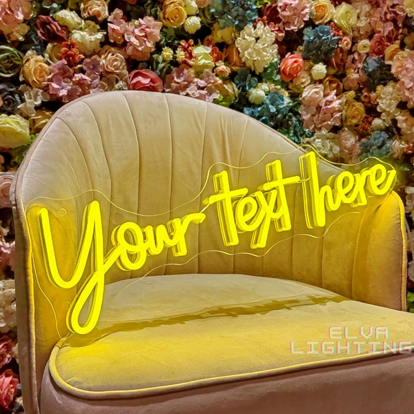 Neon Sign Battery Operated Etsy