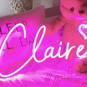 Custom Name Neon Sign for Kids, Kid Room Decorations, Home Decor Wall Decor, Neon Sign Custom, Personalized Gifts for Baby, Birthday Gift