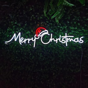 Merry Christmas Neon Sign, Christmas Led Sign Custom Neon Sign, Customizable Neon Sign, Neon Sign, Christmas Gift, Neon Party Sign