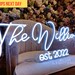 Wedding Neon Sign Custom/ Wedding Neon Sign Battery Operated /Wedding Neon Sign EST/ Wedding Neon Sign Name/ Wedding Decor/ Led Signs