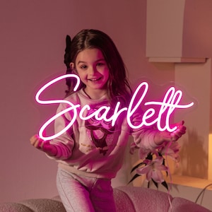 Custom Name Neon Sign for Kids, Kid Room Decorations, Home Decor Wall Decor, Neon Sign Custom,Lighted Name Sign, Children&#39;s day Gift