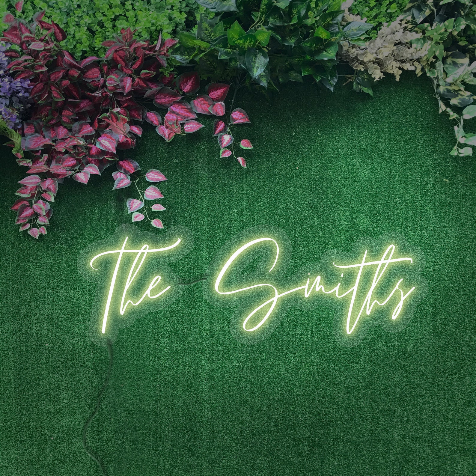 Last Name Sign Neon Light Sign Last Name Personalized Neon Etsy