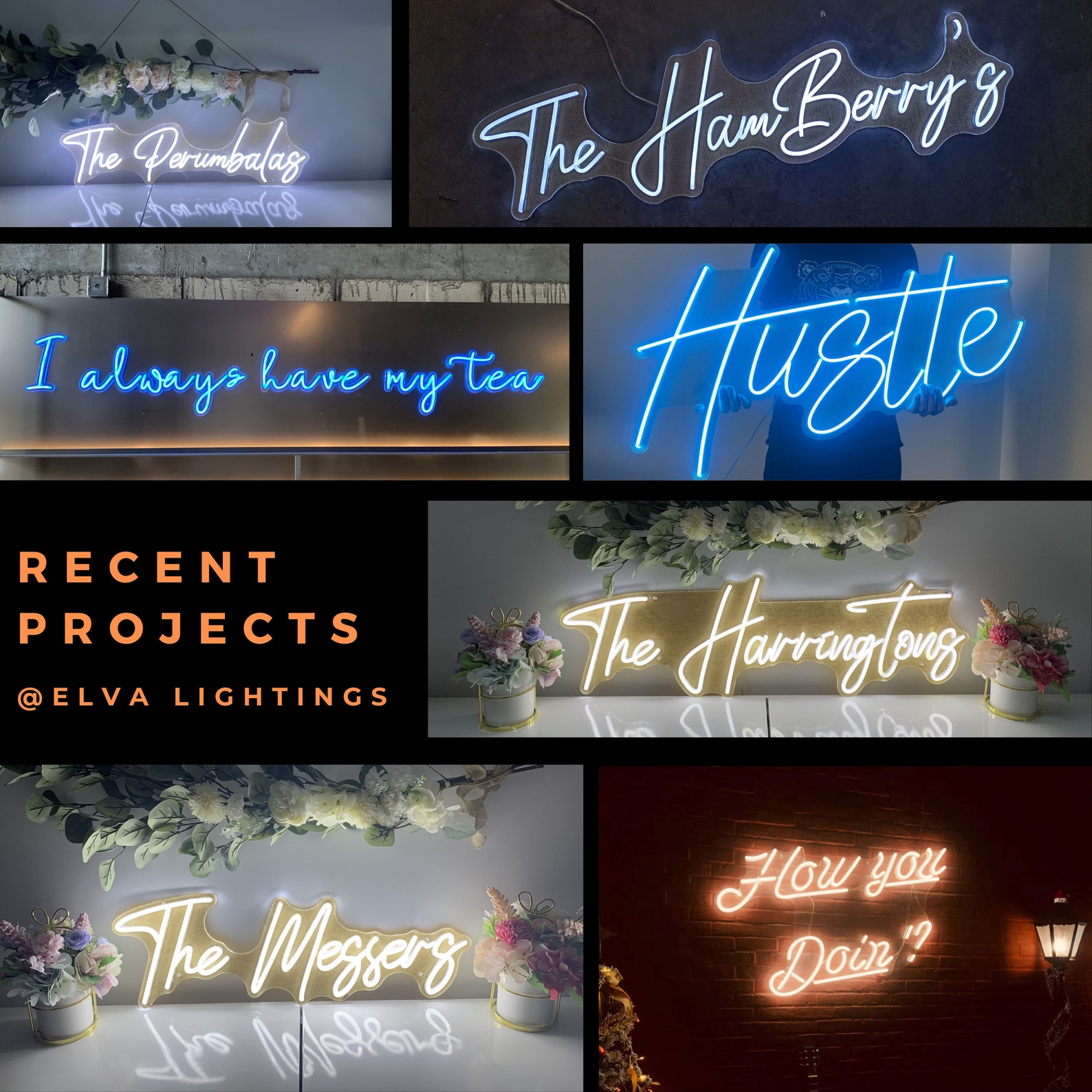 Last Name Neon Sign Custom Neon Sign Neon Light Sign Last Etsy UK