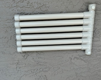 Towel Holder - Wall Mount - Bone color - For Pool, Patio, Hot Tub, Yard, Bathroom, or Dock