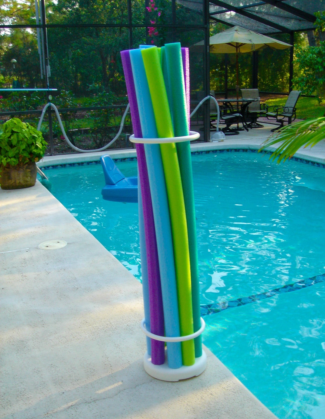 White Pool Noodle Holder Organizer Etsy