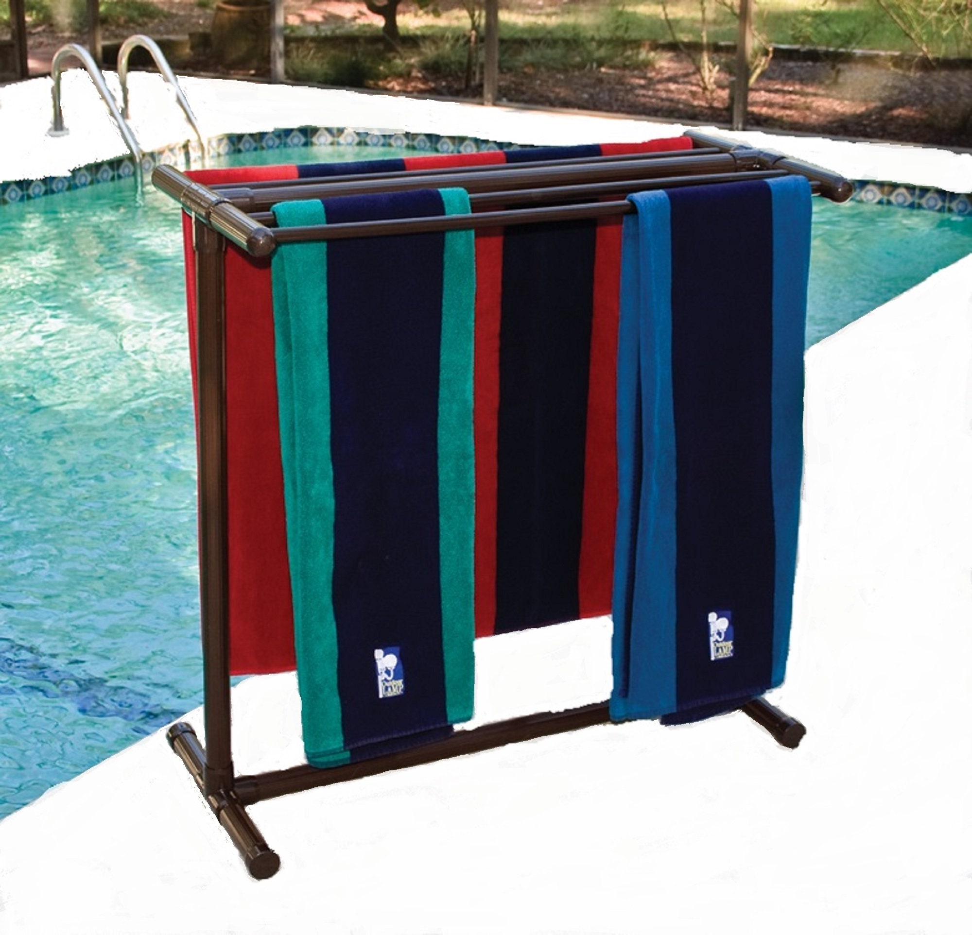 Swimming pool towel holder new arrivals