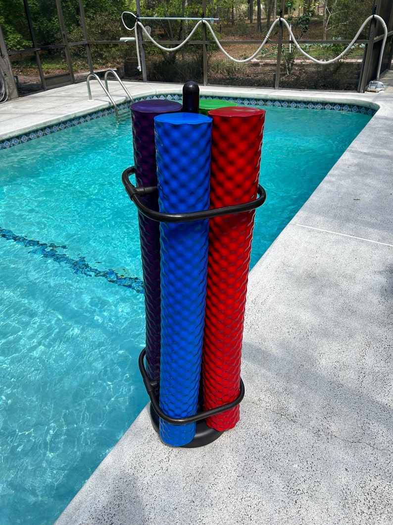 SUPER NOODLE ORGANIZER in Bronze. Poolside noodle holder. Portable. image 1