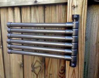 Towel Holder - Wall Mount - Bronze - For Pool, Patio, Hot Tub, Yard, Bathroom, or Dock