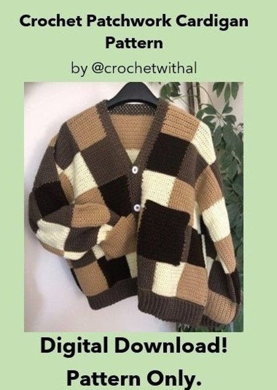 patchwork cardigan pattern