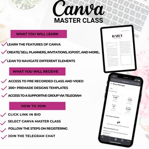 Canva Class | Graphic Design |  Content Canva | Diy Class |