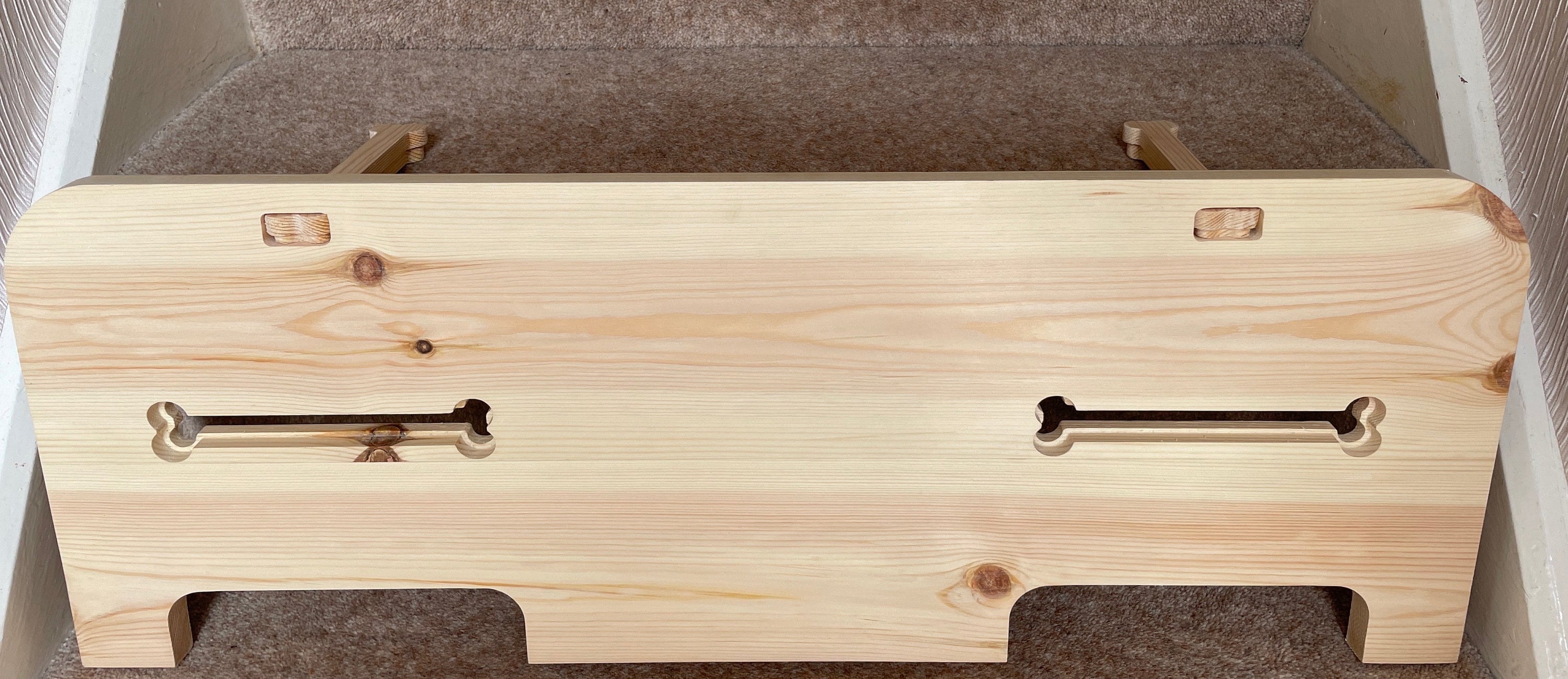 Small Dog Stair Guard fence deterrent Hand crafted. Pine Etsy