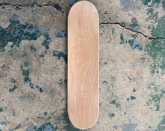 8" plain blank skateboard / high quality Canadian Maple skateboard