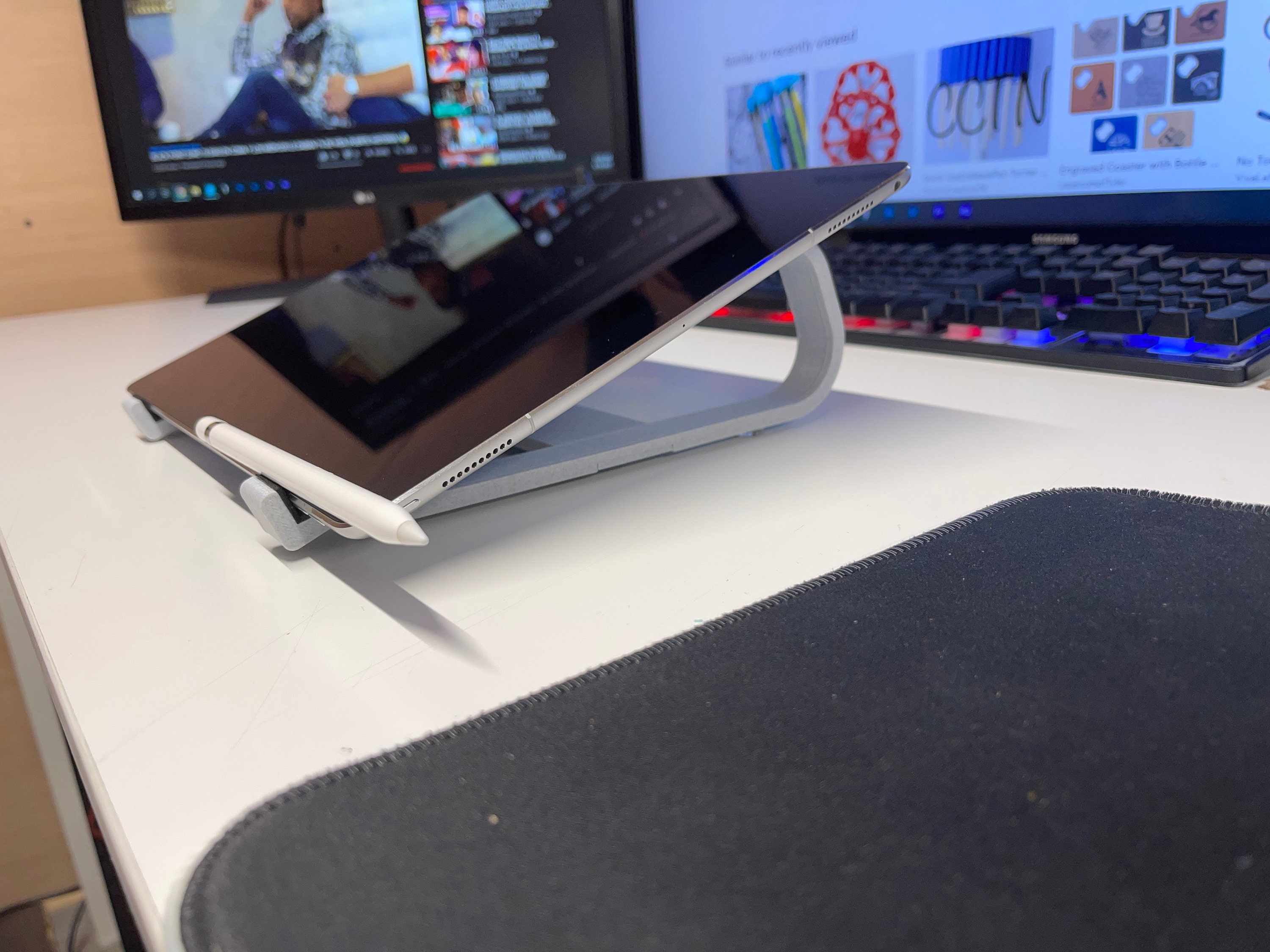 Personalized iPad 12.9 drawing stand laptop stand 3D Etsy