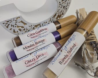 Vegan Lip Gloss - Hydrating - Hypoallergenic - 100% pure essential oil - Plant based