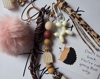 Maximalist Leopard Bag Charm, Cheetah Print Purse Accessory