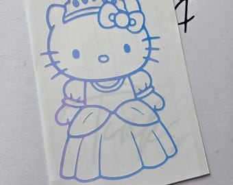 Princess /or Sassy Kitty Vinyl Decal Sticker