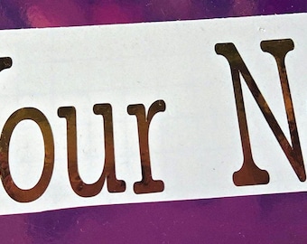 Personalized Social Media prop Vinyl Decal | TikTok Instagram Sticker