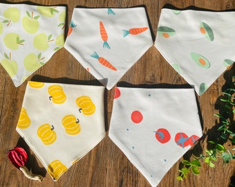 NEW DESIGNS, baby gift Pack of 5 baby bibs, bandana bibs , dribble bibs