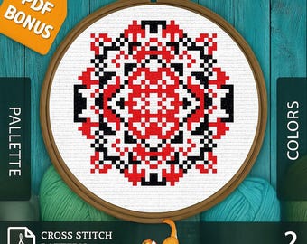 Money Talisman Cross Stitch Pattern PDF – Ukrainian Embroidery for Beginners + Bonus Guide – Digital Download, Gift for Her