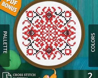 Ukrainian Embroidery Talisman for God's Protection – Cross Stitch Pattern PDF, Digital Download, Easy Embroidery for Beginners + Bonus
