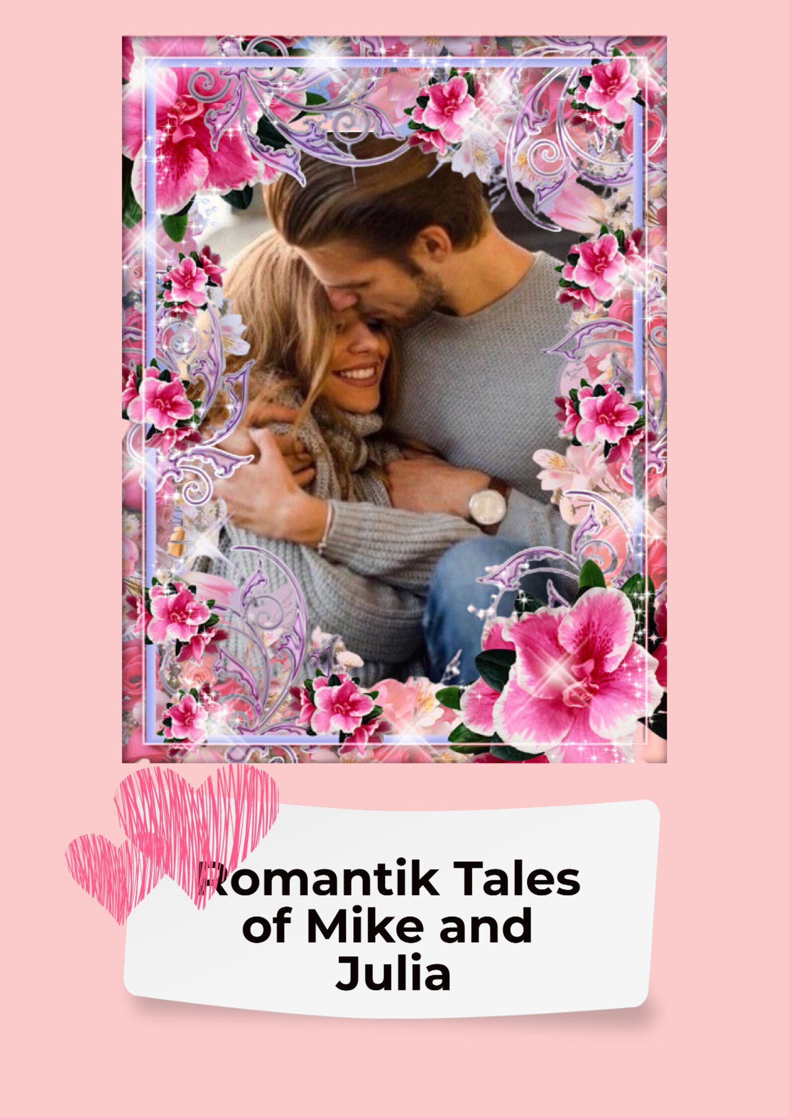 Personalized book for a couple in love Custom Names and Photos Etsy