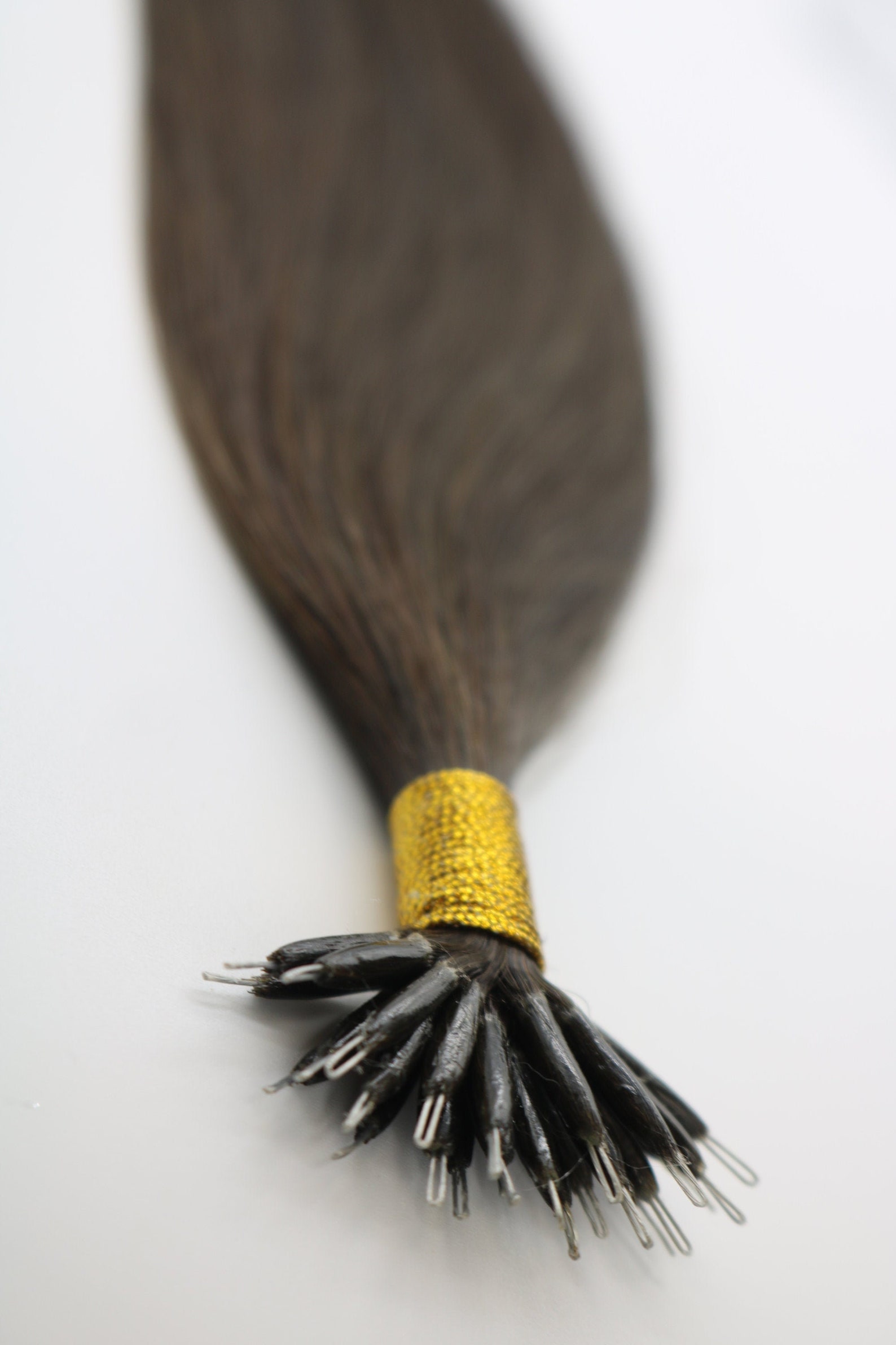 Nano Tip Hair Extensions 2 dark brown Etsy