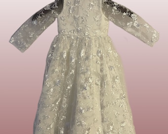 Baby girl Christening/ Baptism / blessing dress/ long gown