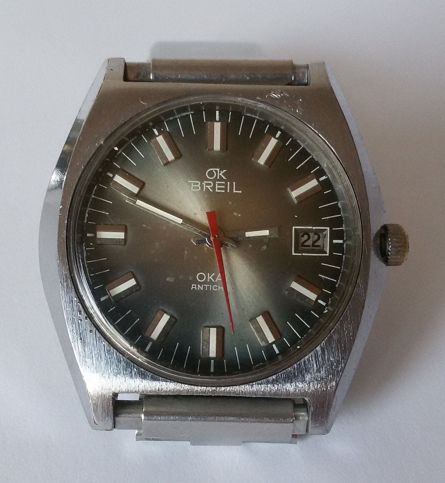 Montre OK Breil OKAY Antichoc vintage 1960 70 Etsy France