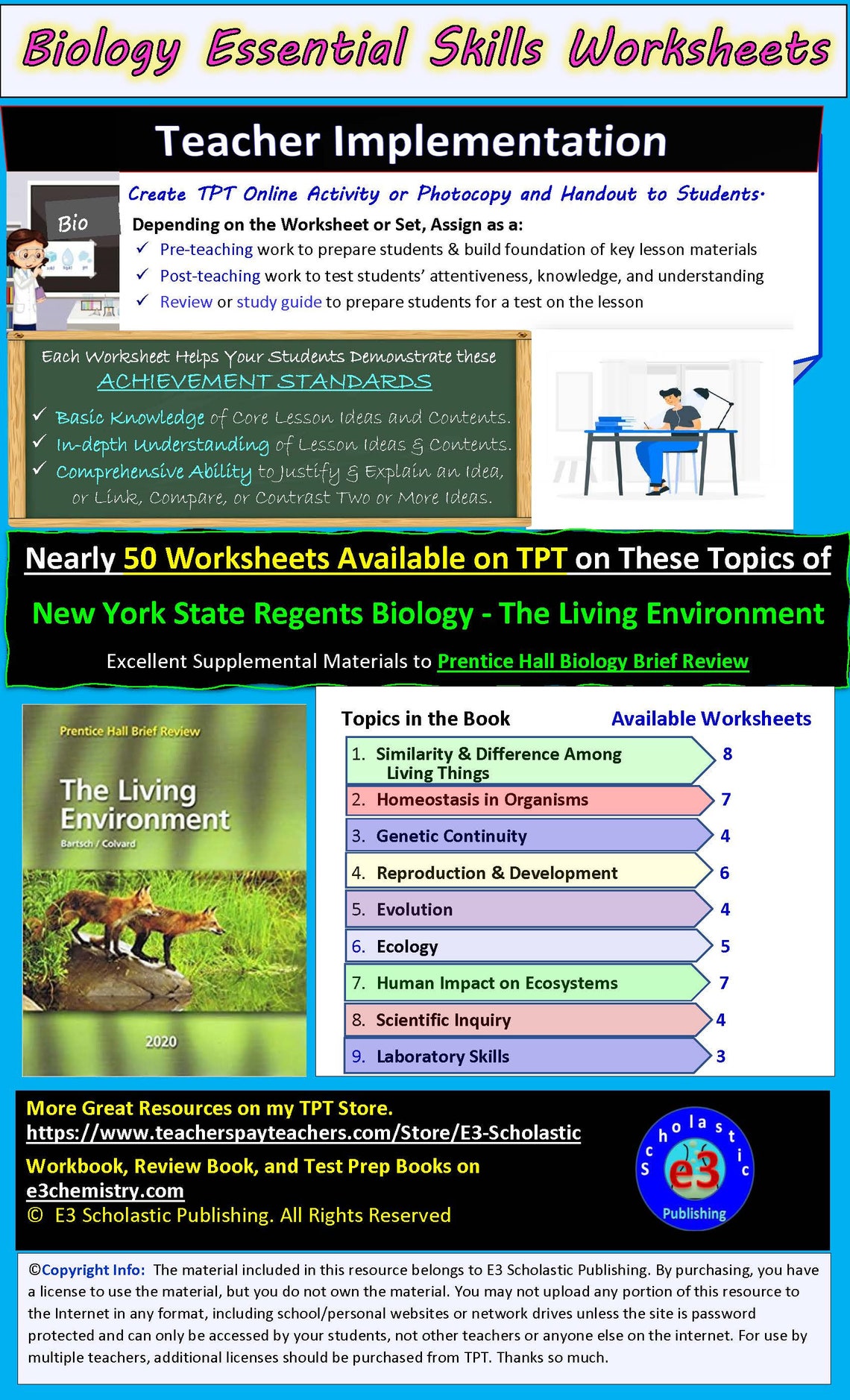 Living environment scientific method worksheet image