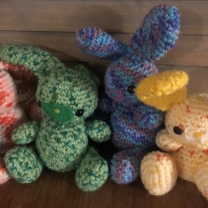 DIGITAL PATTERN - quick easy beginner bunny amigurumi crochet pattern