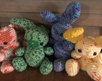 DIGITAL PATTERN - quick easy beginner bunny amigurumi crochet pattern
