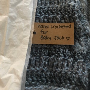 CROCHET PATTERN quick easy beginner baby blanket