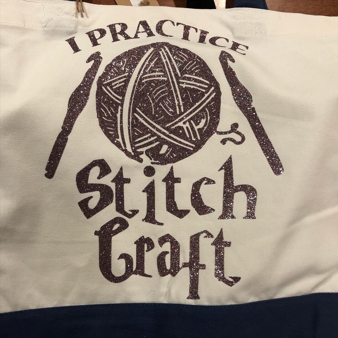 Yarn Project Bag WIP Bag Work in Progress Project Bag Etsy