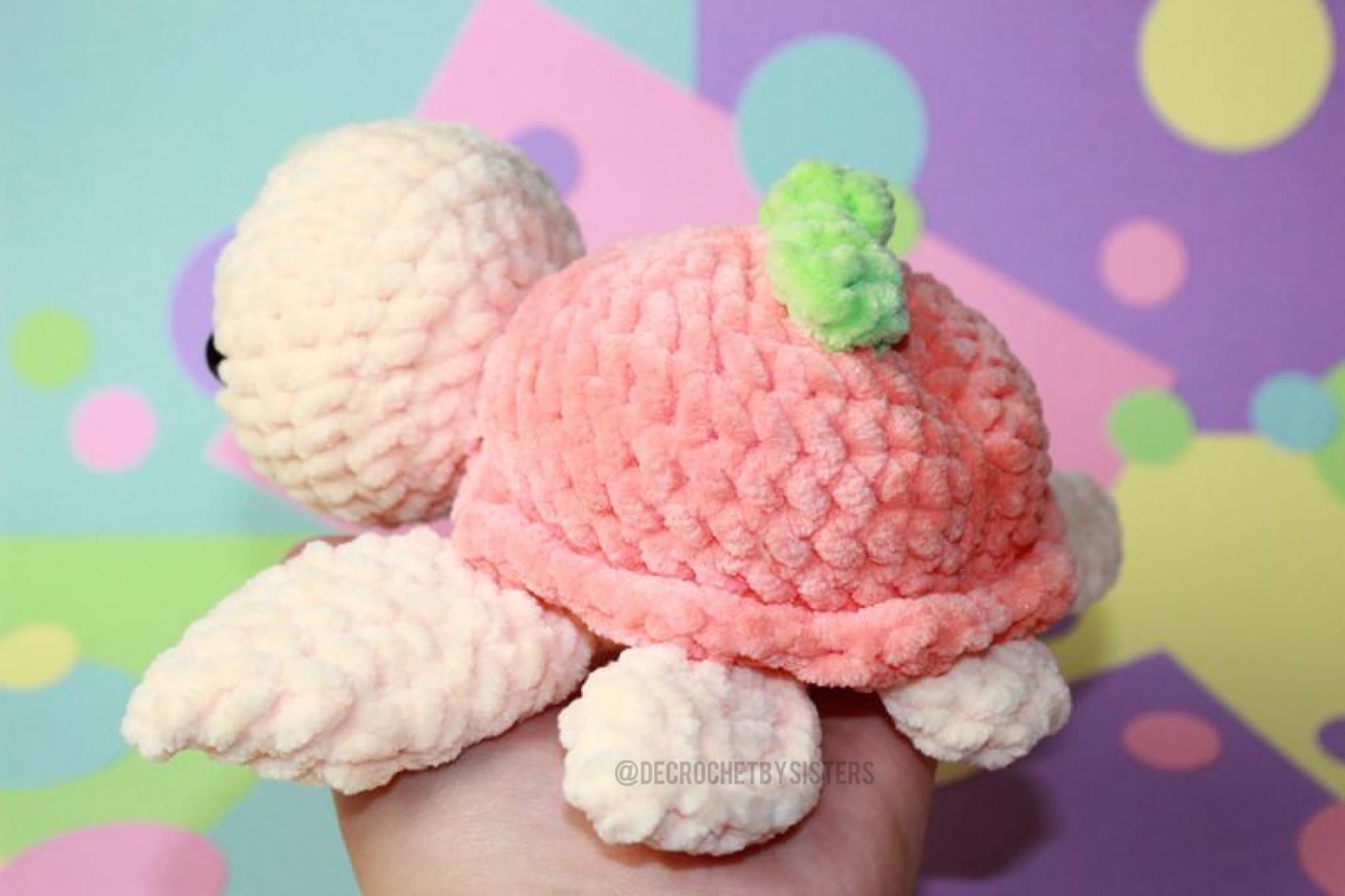 Crochet Sea Turtle Fruit Turtle Plushie Turtle Plushie | Etsy