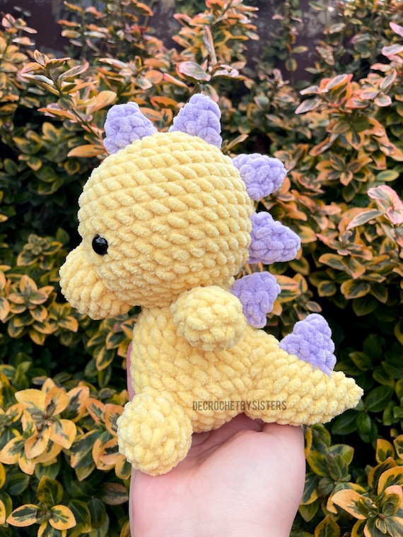 Small Yellow Dino Plushie