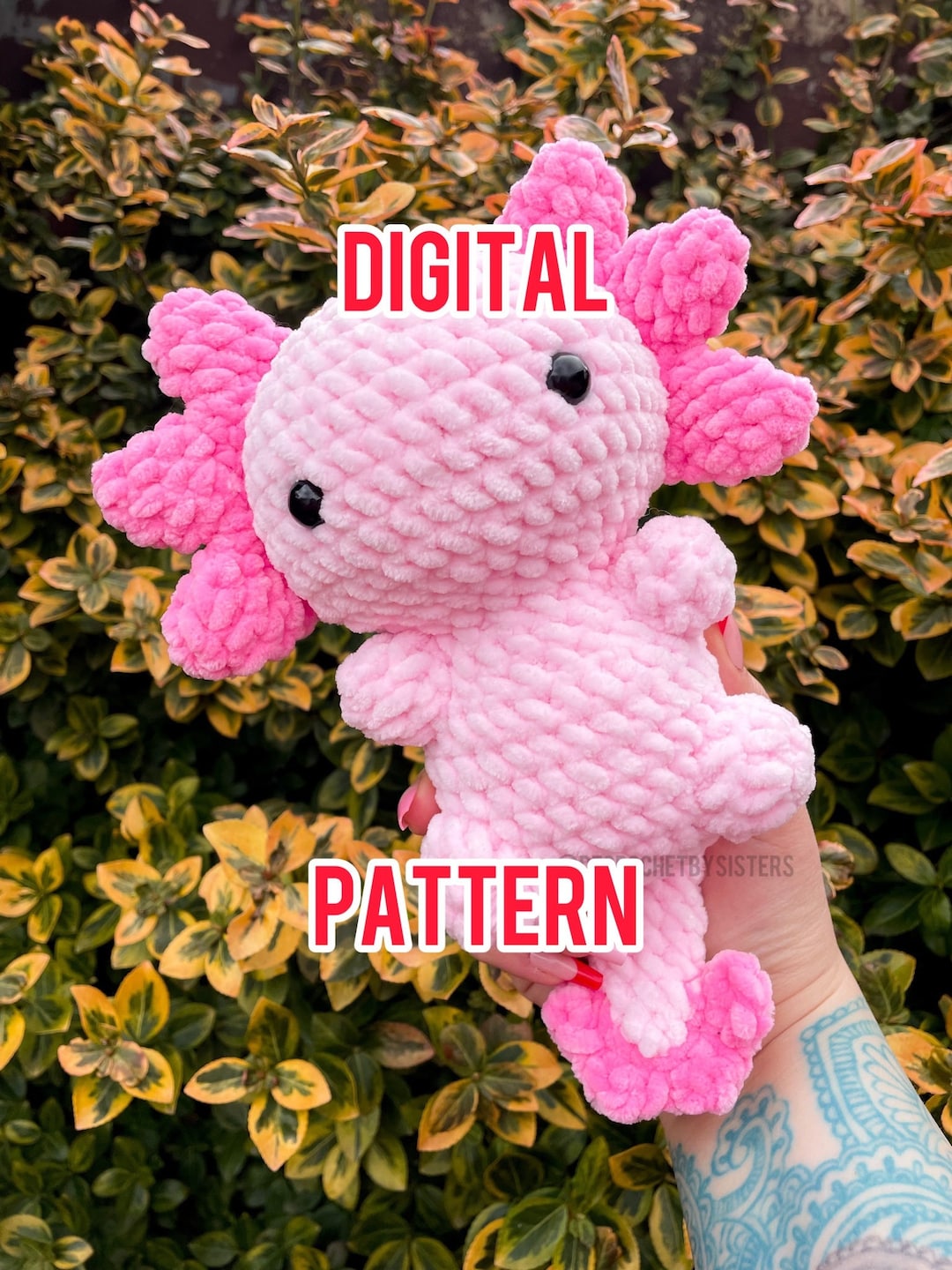 Amy the Axolotl Complete Crochet Kit