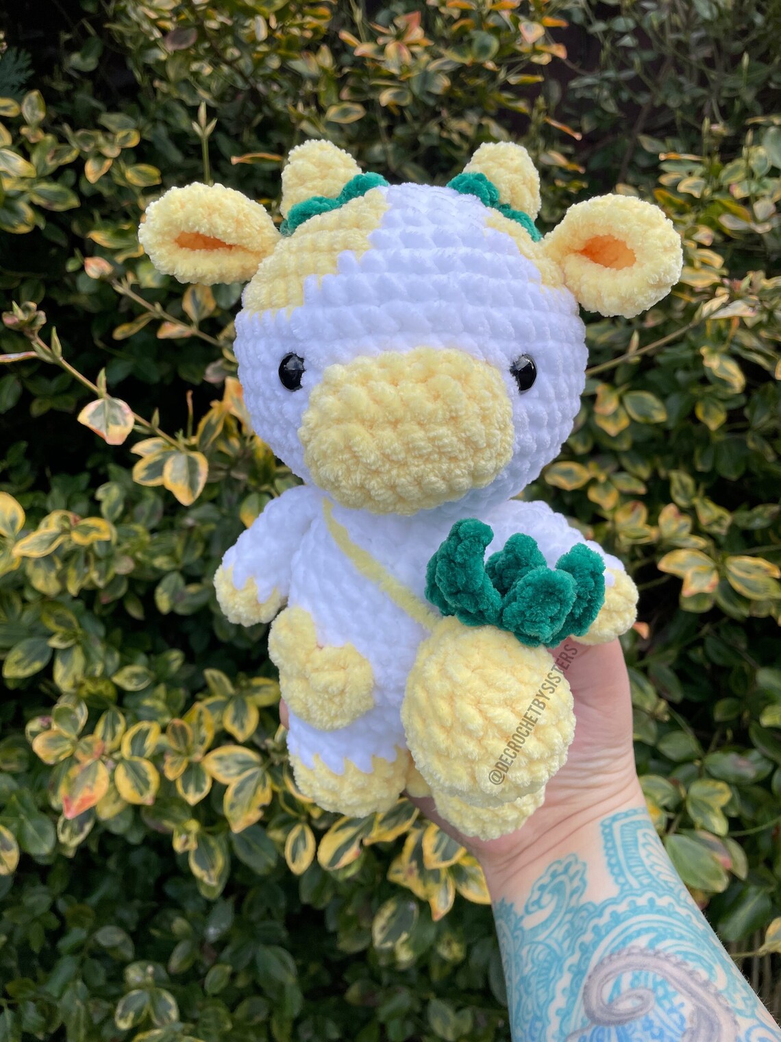 Crochet Cow Pineapple Cow Plushie Cow Plushie Crochet Cow - Etsy