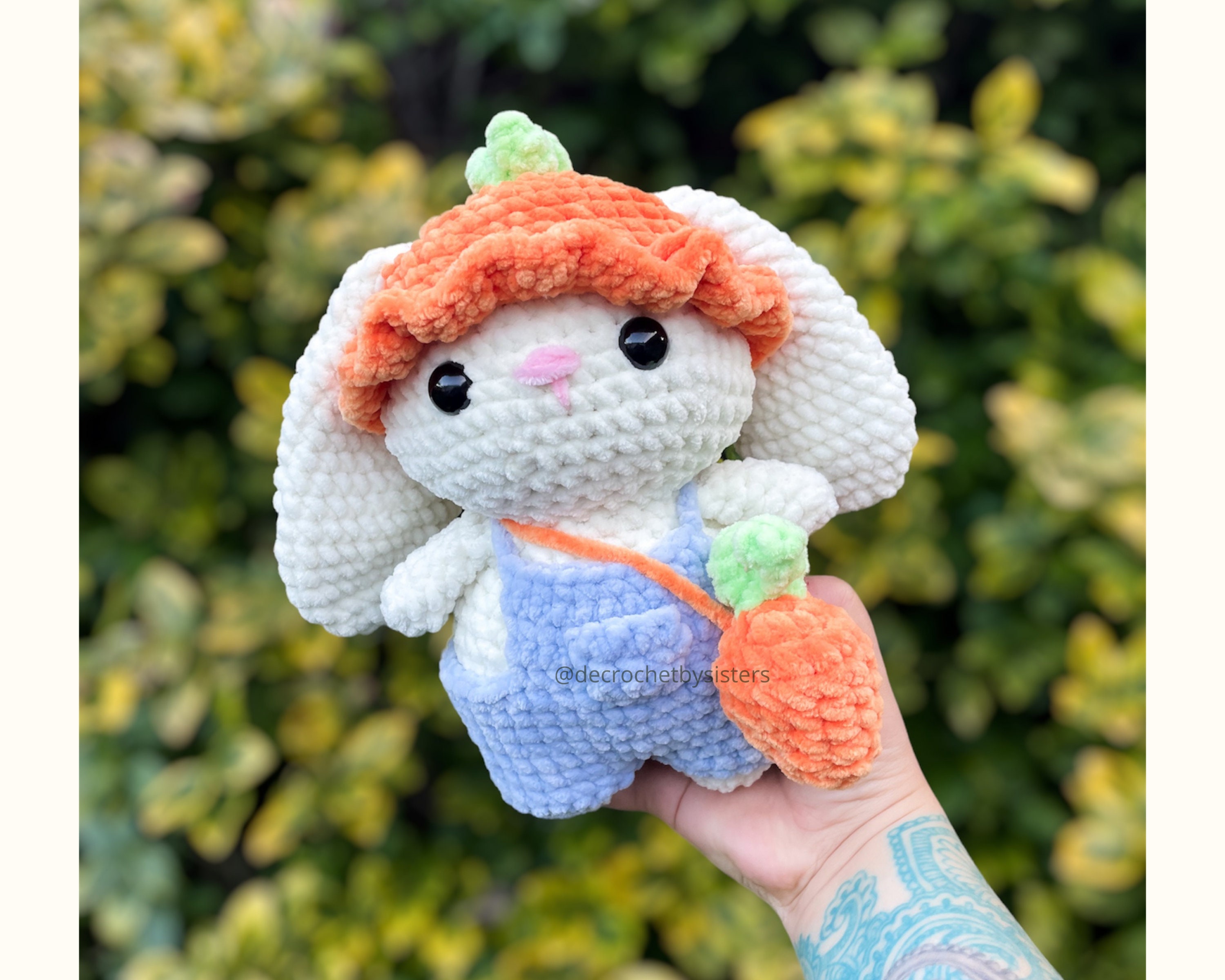 Amigurumi bunny Plush Toy, Cute Crochet Stuffed Animal