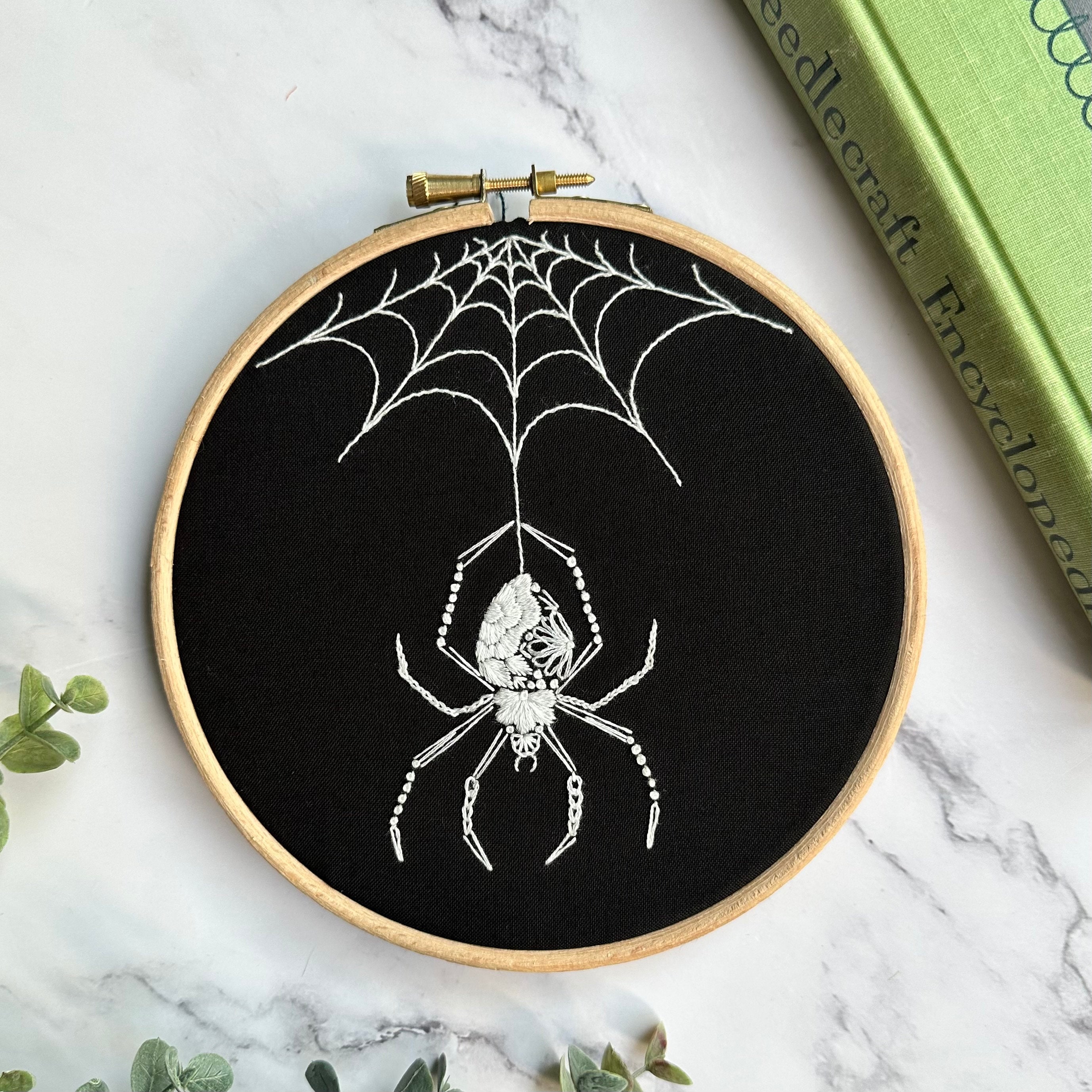 【激レア】　operation spider web パッチ　セット Halloween Orb Weaver Embroidery Pattern: Spooky Spider (PDF