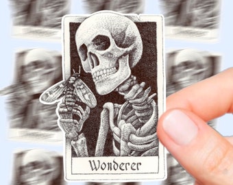 The Wonderer Tarot inspired vinyl sticker