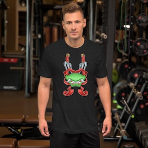 Raphael oni mask shirt