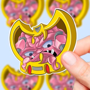 Adesivo in vinile Wutang Krang