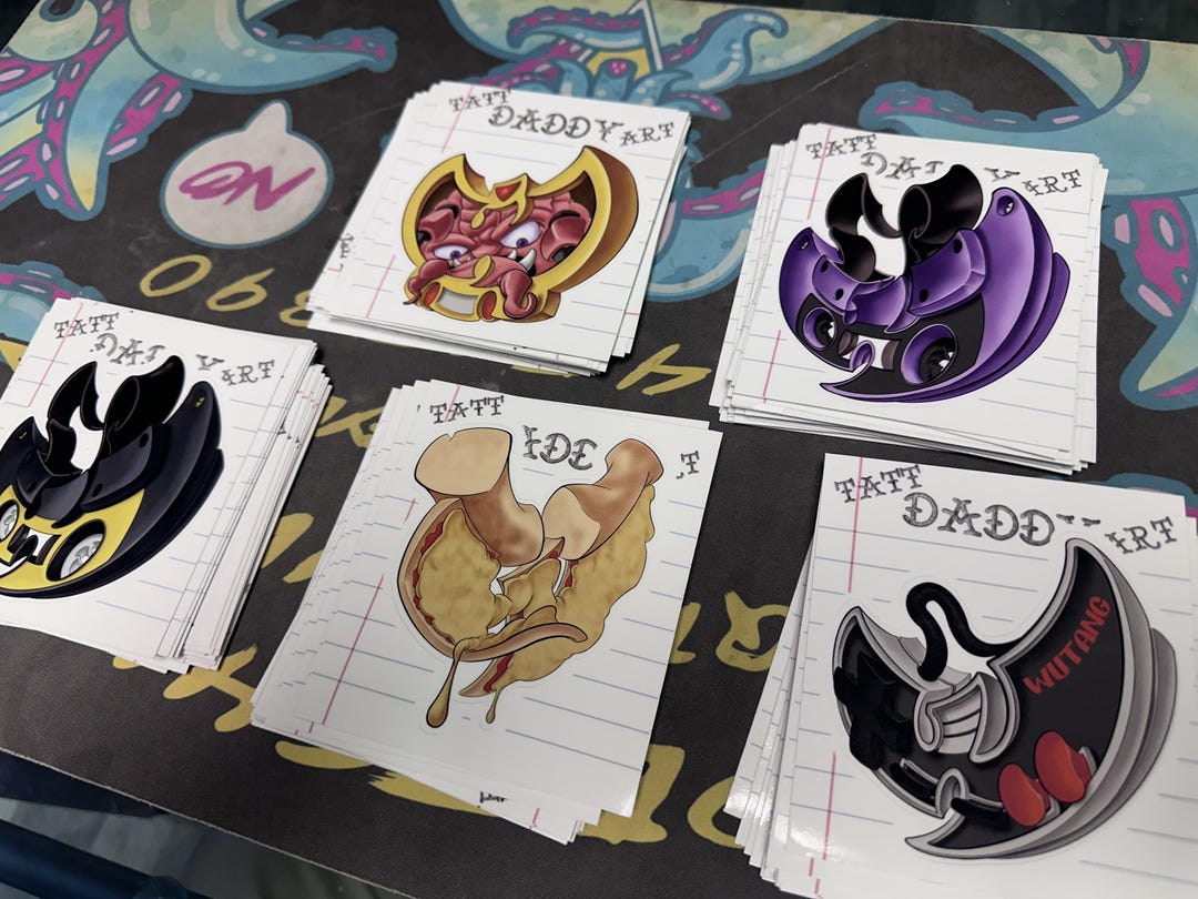 Wuff Sticker Wu Vinyl Sticker Set - Etsy