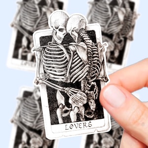 Der Liebende Tarot Kartenaufkleber