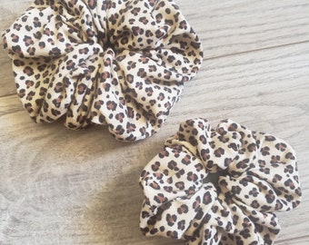 Leopard Print Scrunchies Mom & Mini Sizes
