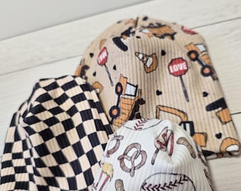 Preemie and Newborn Baby Boy Hats