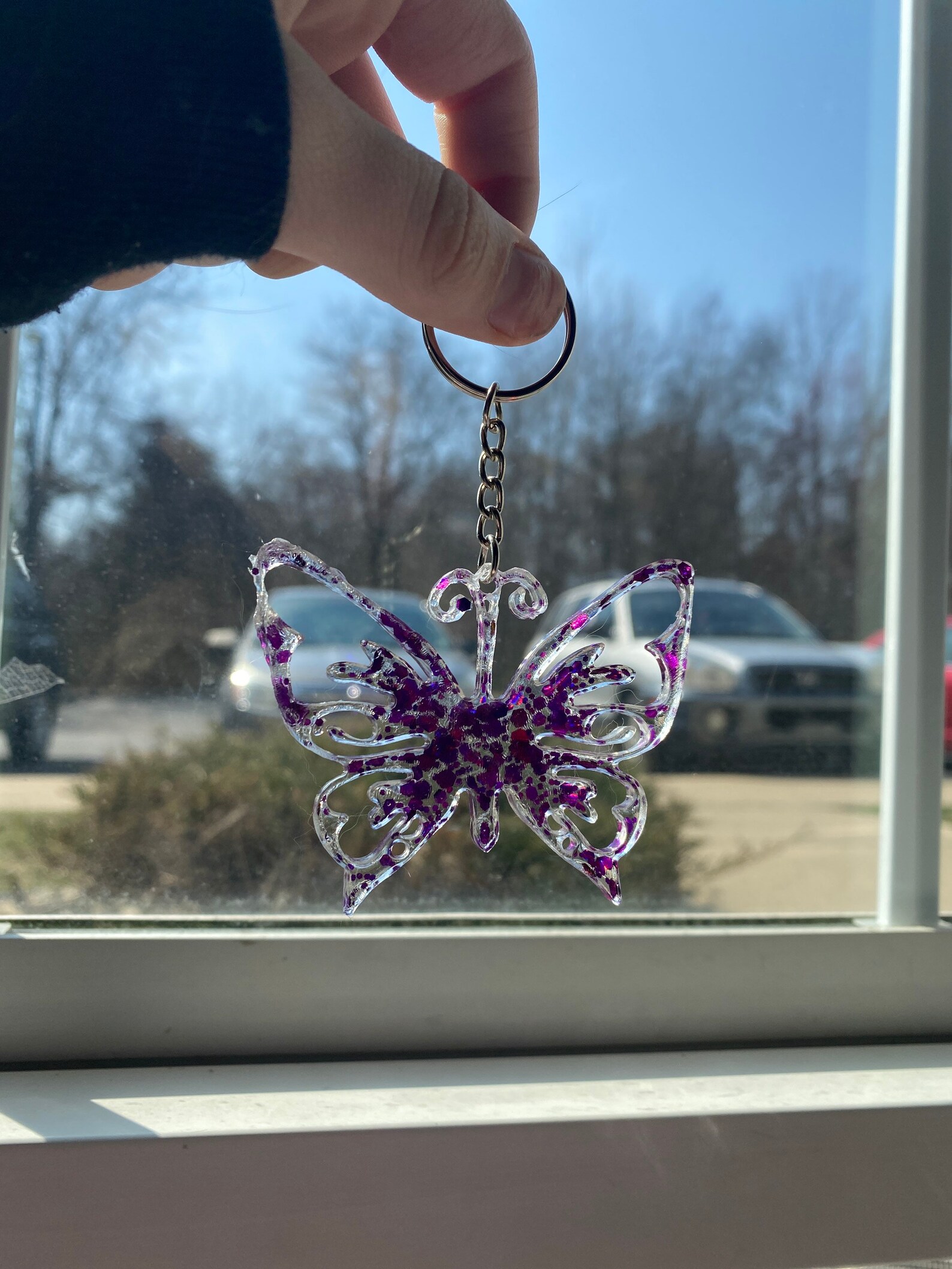 Butterfly Keychain Etsy