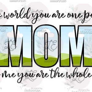 Mother&#39;s Day Canva Template Frame Drag and Drop EDITABLE    MOM